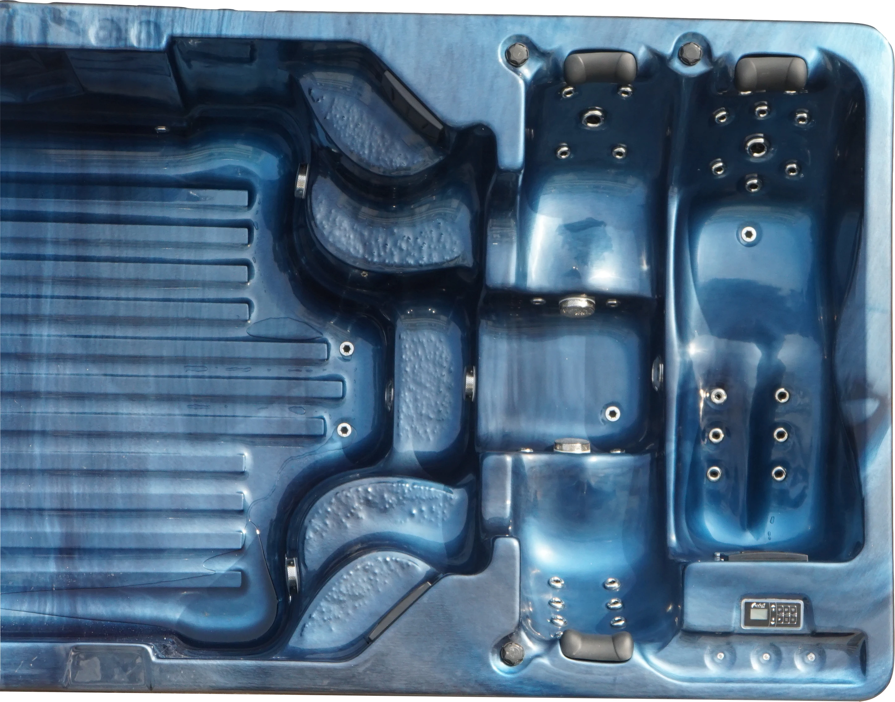 Хороший дизайн, 5800 мм наружный бассейн для спа с системой очистки воды