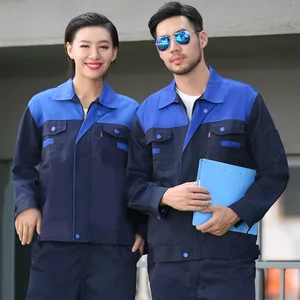 Autumn Winter 4S Auto Repair Workwear Set Custom Made Long Sleeve Factory Uniform Cotton Material Labor Protection for Men Women
