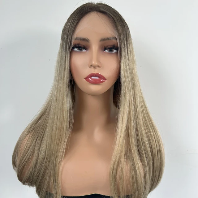 Jewish Lace Top Wigs Manufacturers Top Quality Ombre Blonde Kosher Jewish Wig