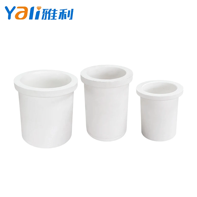 1-4KG Melting Quartz Crucible Ceramic Outer Shield Ceramic Crucibles Smelting Shields Casting Mold Jewelry Tools