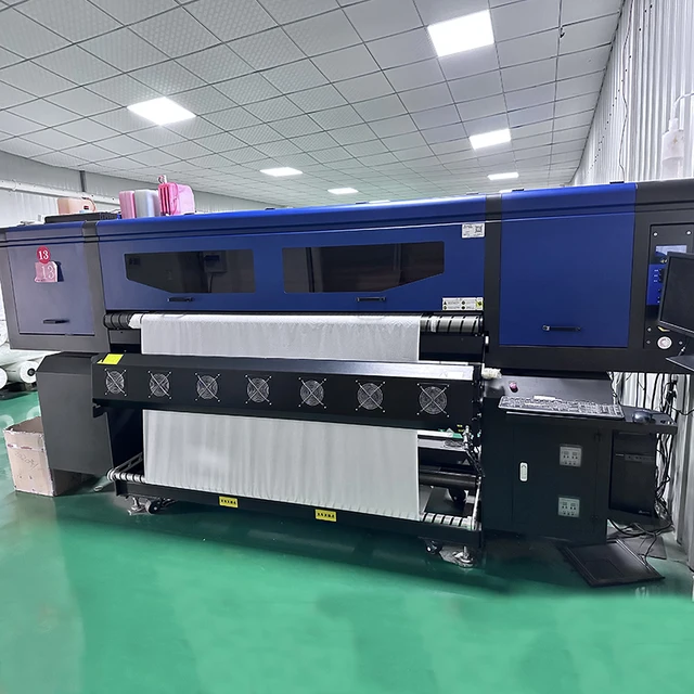 1.9m Textile Sublimation Printing Machine High Precision Digital Fabric Sublimation Printer for T-shirt with 8 i3200 Heads