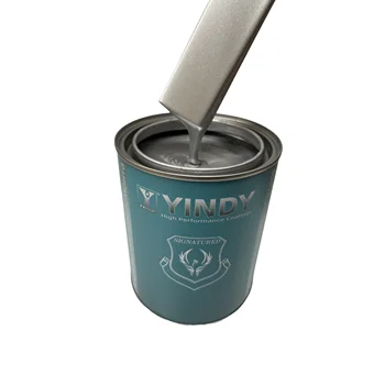High Gloss 1K Car Paint Automotive  China Factory Direct 1K Medium Bright Silver Powder Pigment Auto Coating Auto Refinish Paint