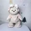 Star pajamas set (bear not include) - 30cm pure handmade