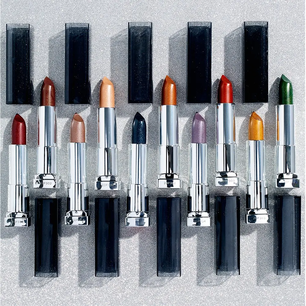 metallic colour lipstick