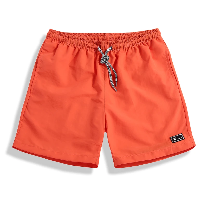 Short de bain pour hommes, couleur unie, vêtements de plage, vente en gros, prêt à être expédié, 638_voghion.com