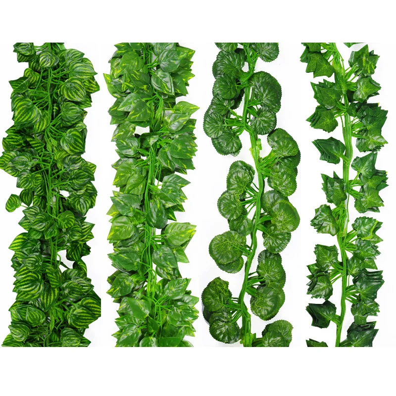 84 Feet 12 Strands Artificial Leaf Plants Hanging Garland Ivy Vines For