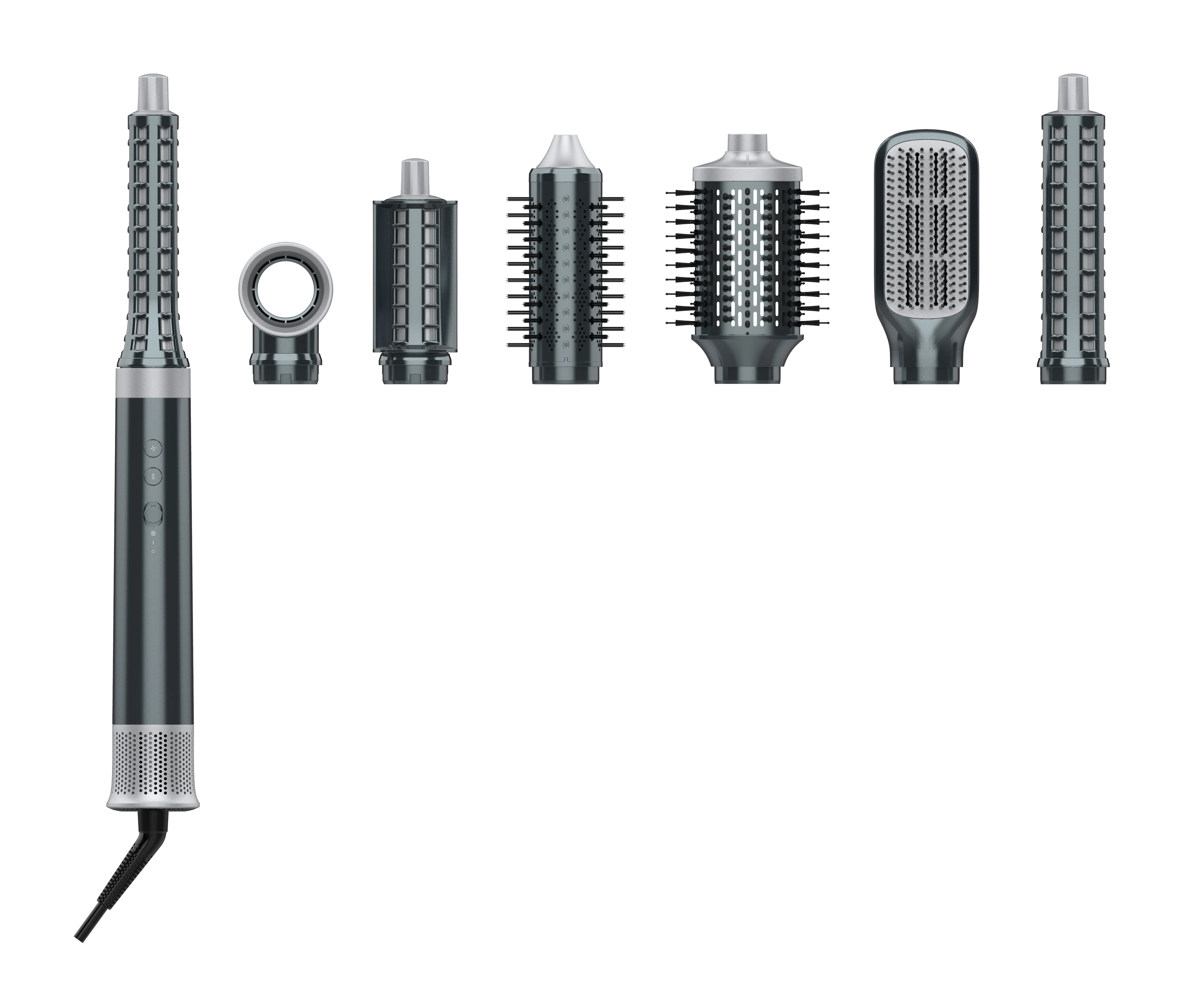 2023 New Trend Hair Straightener Hot Air Brush 5 In 1 Curler Styling 7