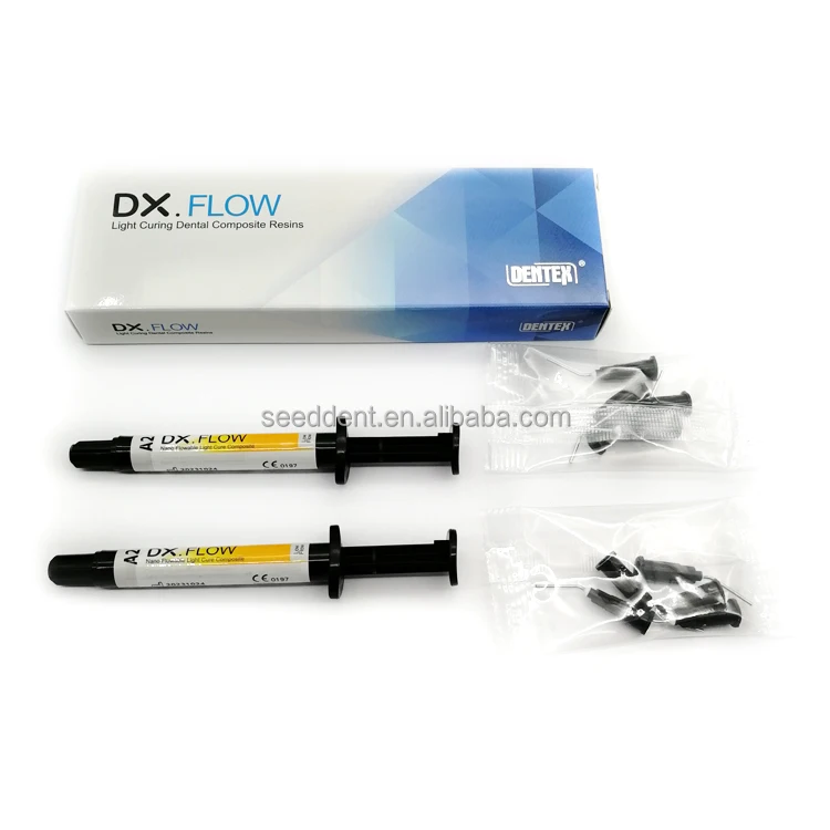 Dx. Flow Light Curing Dental Composite Resins Dental Nano Flowable ...