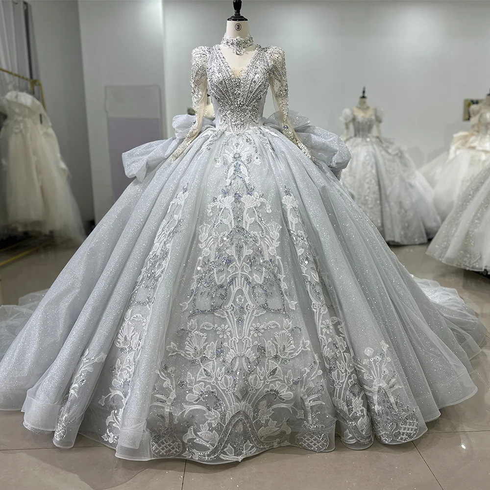 Shop Jancember Xs049 Wedding Dresses - Modern Glitter Ball Gown Shop Jancember Xs049 Wedding Dresses - Modern Glitter Ball Gown