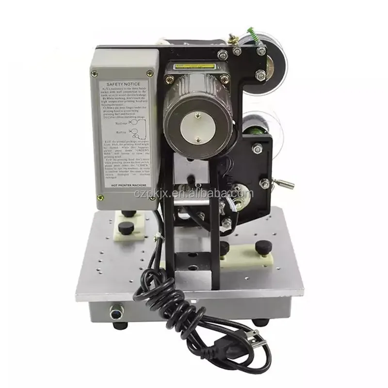 Manual Coding Machine Expiration Date Batch Number HP 241B Ribbon Hot Code Printer