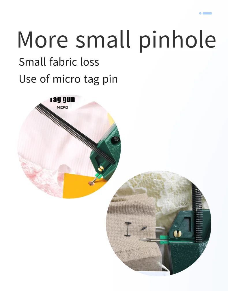 Micro Stitch Gun Garment Clothes Label Hanging Tagging Gun Ultra Fine Micro Tag Gun For Clothing