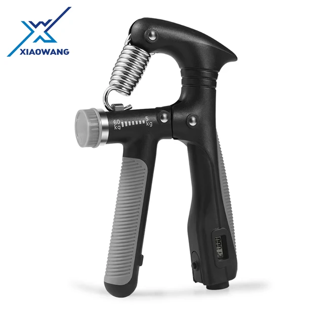 Factory supply new style 5-60kg gymnastics digital adjustable electrical hand grip strengthener