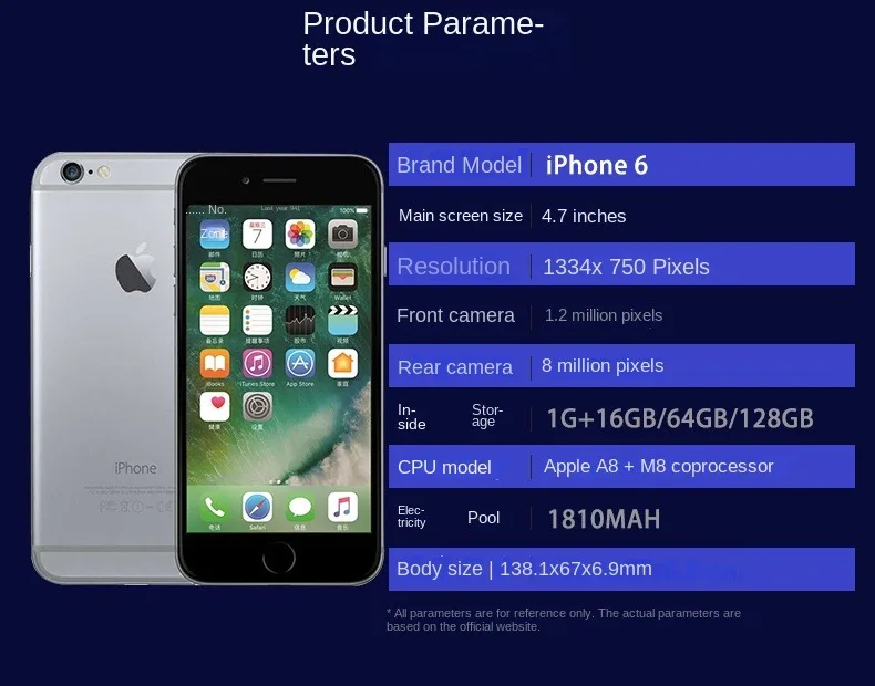 Official Original Secondhand Mobile Phone 6 S Wholesale Unlocked Used