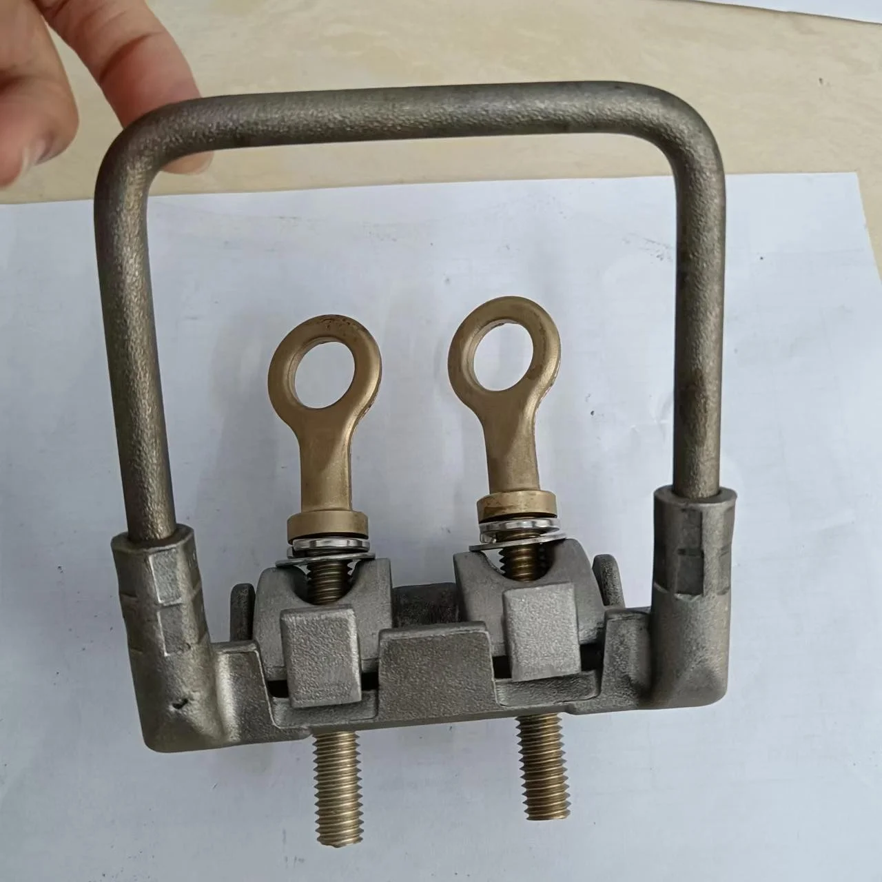 Hotline Bail Clamp with 2 Eyebolts and Tinned Handle for Overhead Line Hardware
