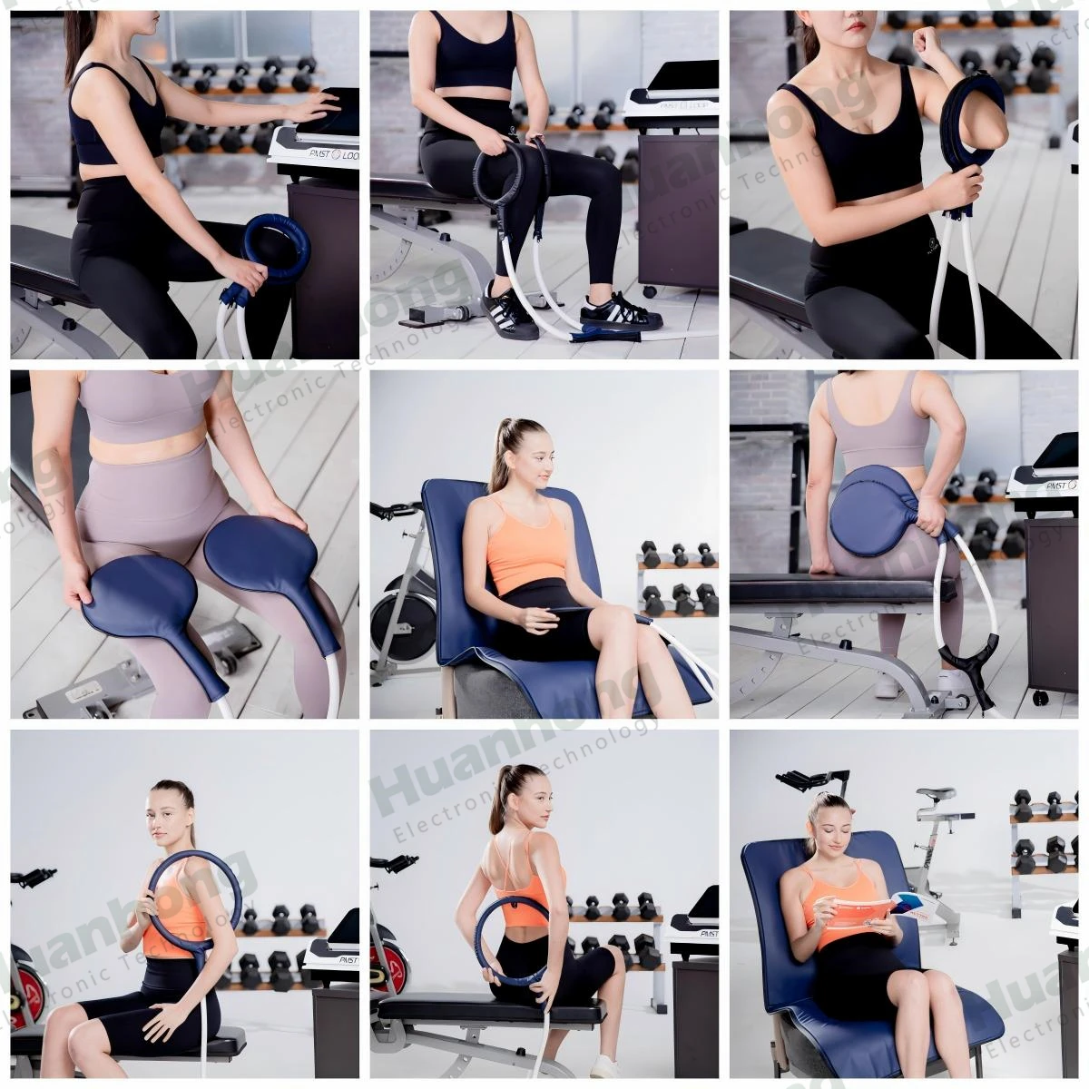 Human Body Physio Magneto 2 in 1 PEMF LOOP Magnetotherapy Machine Pulse Magnetic Machine With Horse Use Interface System