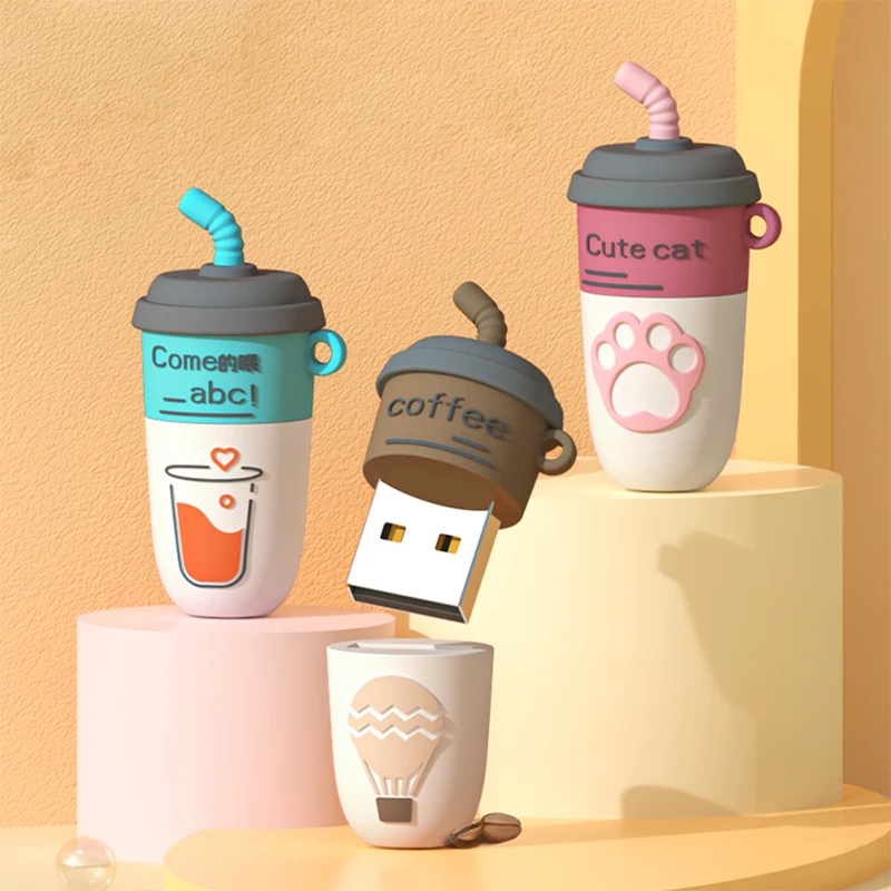 Custom Design 2d 3d Cartoon Silicone Usb Pen Drive 128gb 64gb 1gb Memory Stick Flash Disk