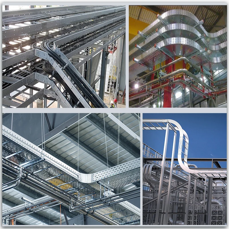 Outdoor Cable Trunking 100*100mm 100*50mm Hot Dip Galvanized Perforated ...