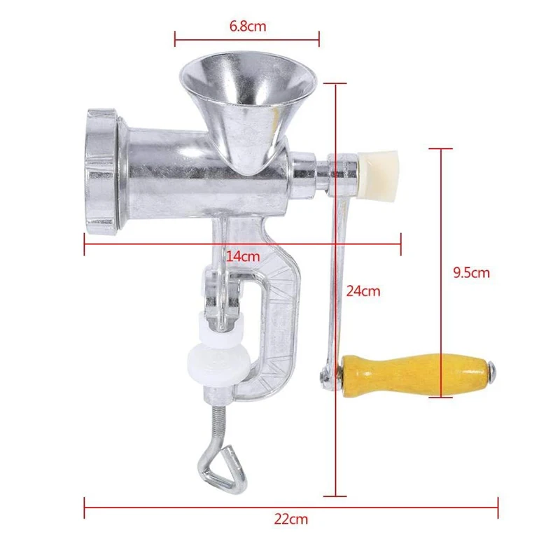 Greensen Sausage Stuffer,Aluminum Alloy Manual Meat Grinder Sausage Stuffer  Grinding Machine Home Kitchen Accessory,Meat Grinder Tool 