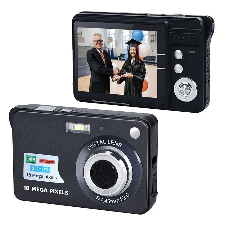 Digital   Cameras for Photo  and Video You Tube Vlog Display HD Mini CMOS Sensor 5.0 Mega Pixels Digital Cameras