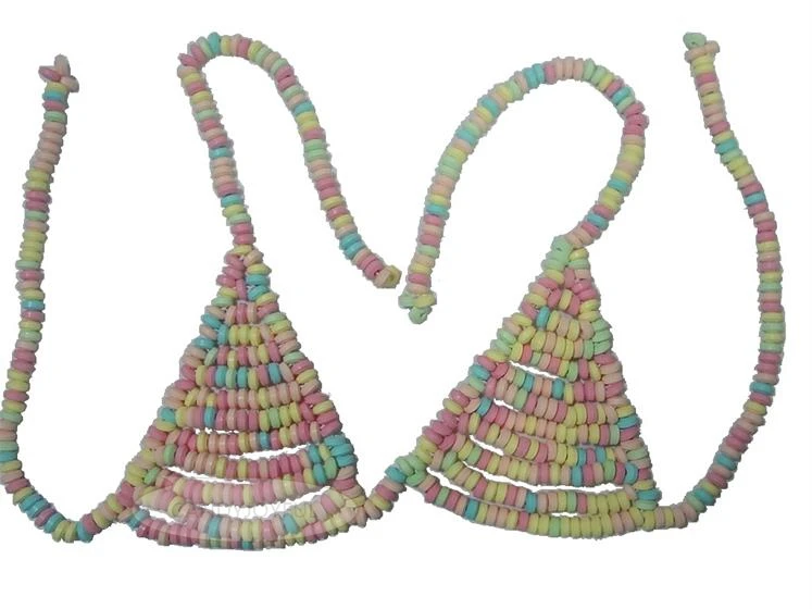 Sexy Dextrose Bikini Candy Braedible Women Bra & Underwear Sweets