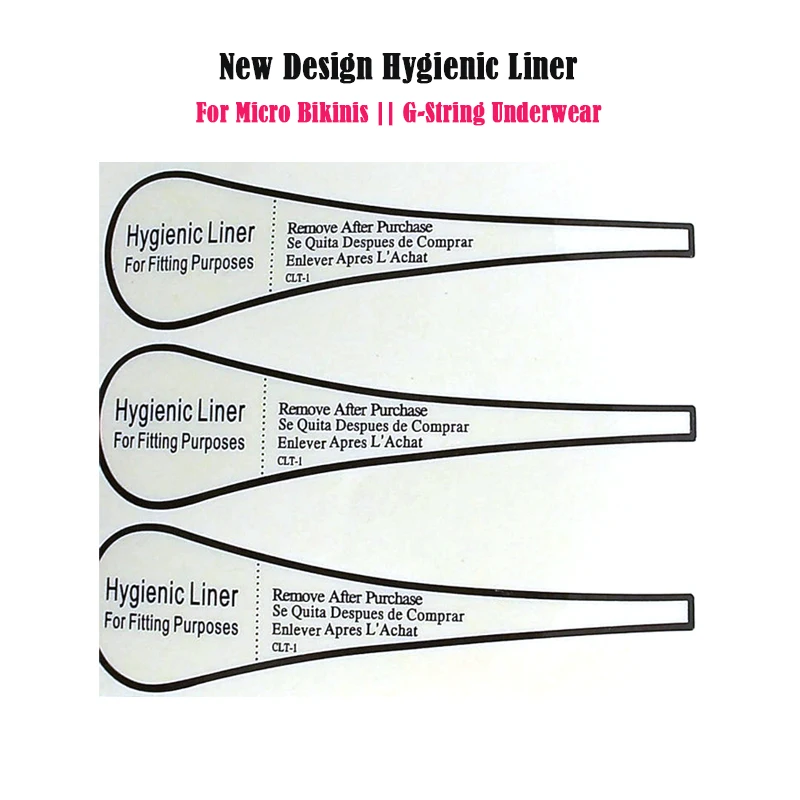 Morecredit Impreso Transparente Traje de baño Etiqueta engomada