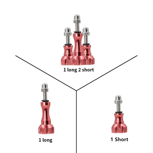 Hongdak Factory Price Go Pro Camera Accessories Knob Bolt Nut Screw Long Thumb Screw