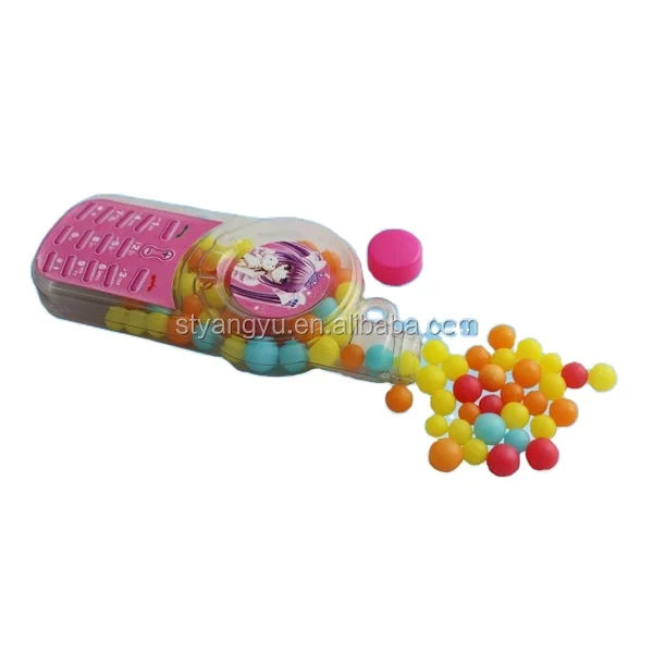 Cell Phone Toy Colorful Rainbbow Round Tablet Candy