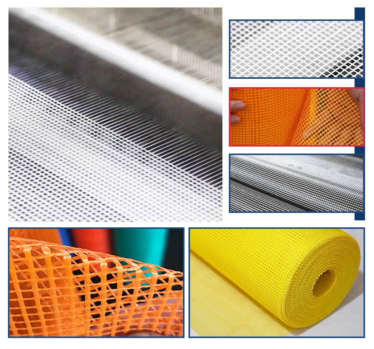 Fiberglass Mesh Fabric Fireproof Cloth Net Roll Resistant Fiberglass ...