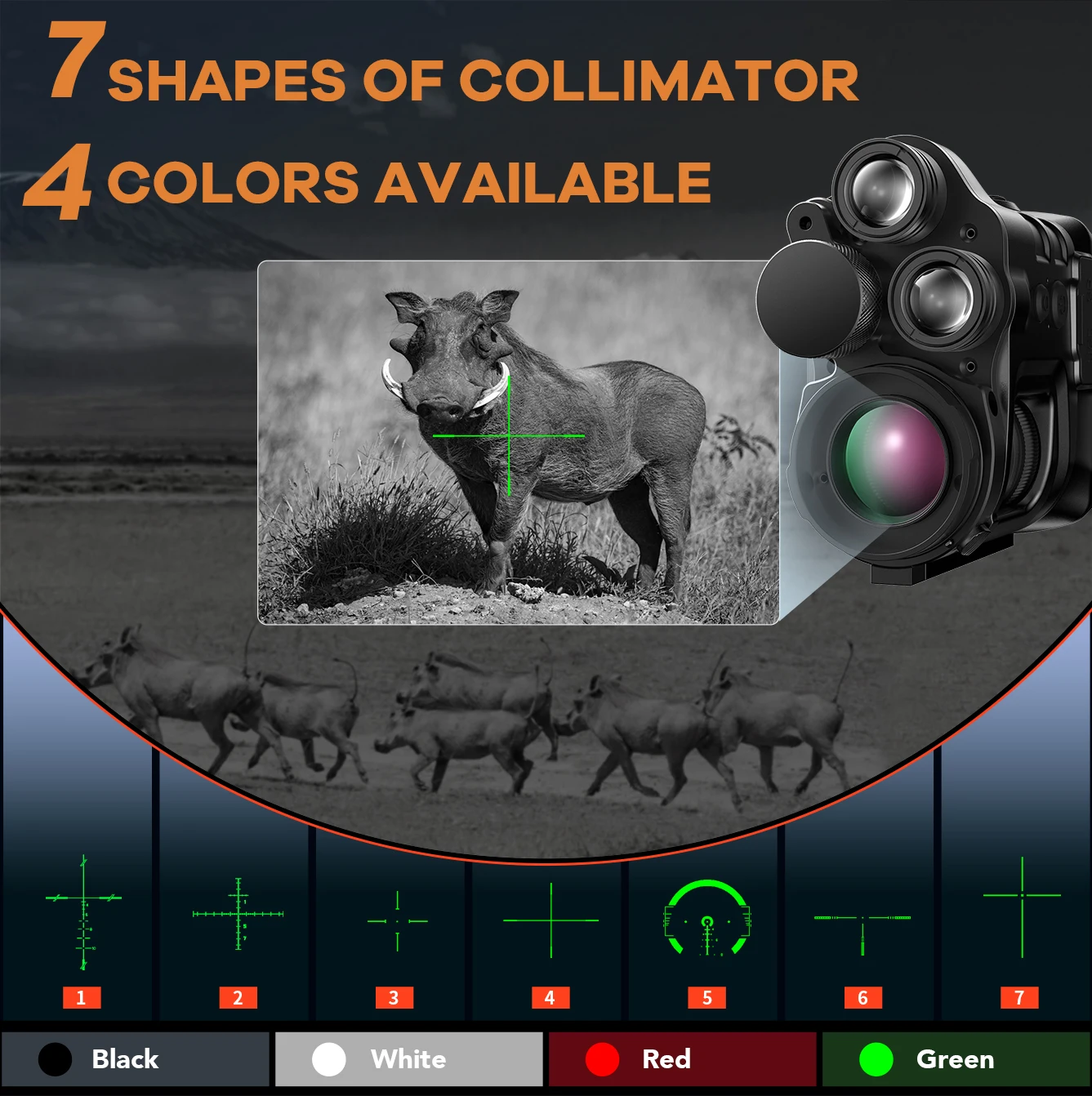 Henbaker Cy789 Night Vision Hunting Monocular Scope Hunting Scope Night Vision Scope