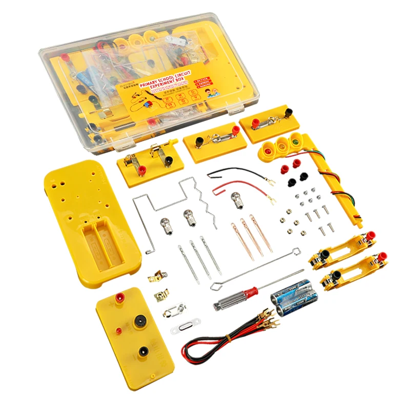New Promotion Primary School Physics Kits Magnetism Experiment Circuit Box Set Experiment Kit