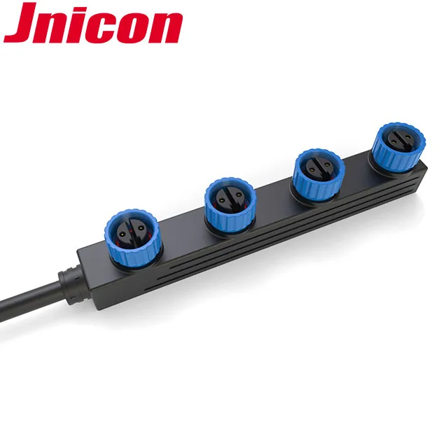 Jnicon M15 Electrical Waterproof Cable Connector 2 3 4 5pin Mini Male Female Receptacle Ip68 4275