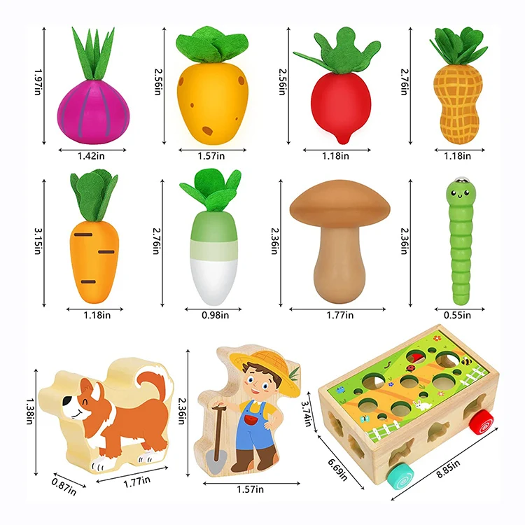 Бесплатный образец 3 в 1 деревянные животные игрушки Монтессори juguetes Монтессори con envio для младенцев возрастом 0-3-6-12 месяцев; Прямая поставка