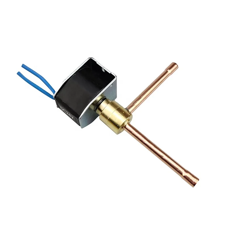 Professional Factory DC 24 v Normally Closed Brass 2 Way FDF Solenoid Valve Used in Refrigeration System