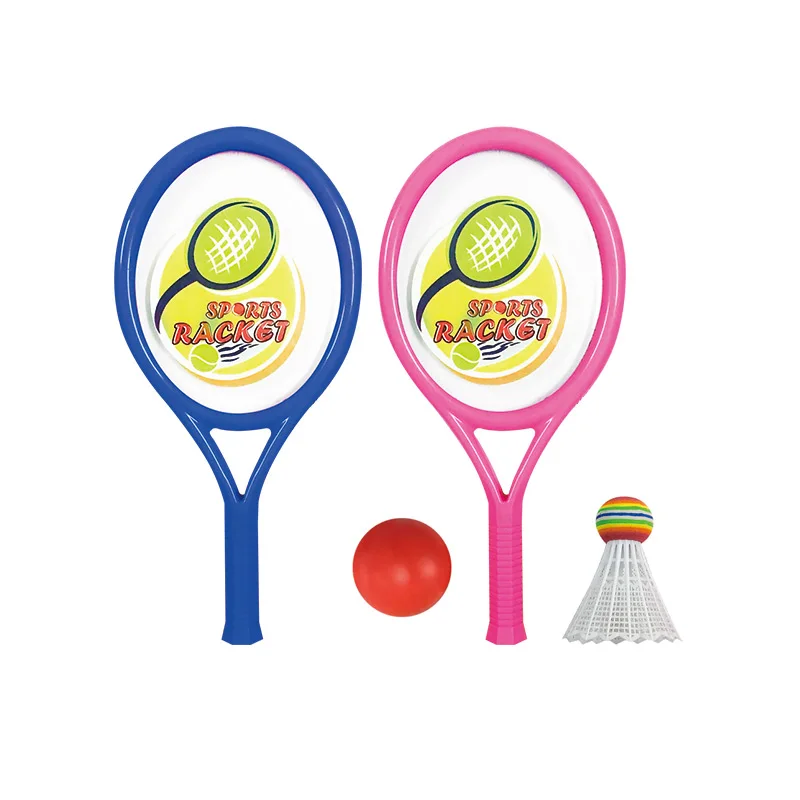 Toddmomy 1 Set Badminton Grip Kid Early Development Toys Badminton Ball Outdoor Toy Play Set Kid Tennis Racket Badminton Training Tool Parent Child