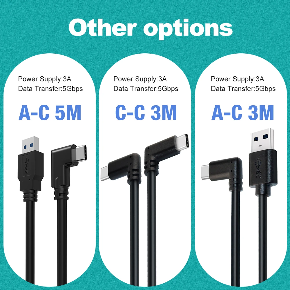 Usb 3.2 Gen1 Type C Cable For Vr Oculus Quest2 Link Cable 17
