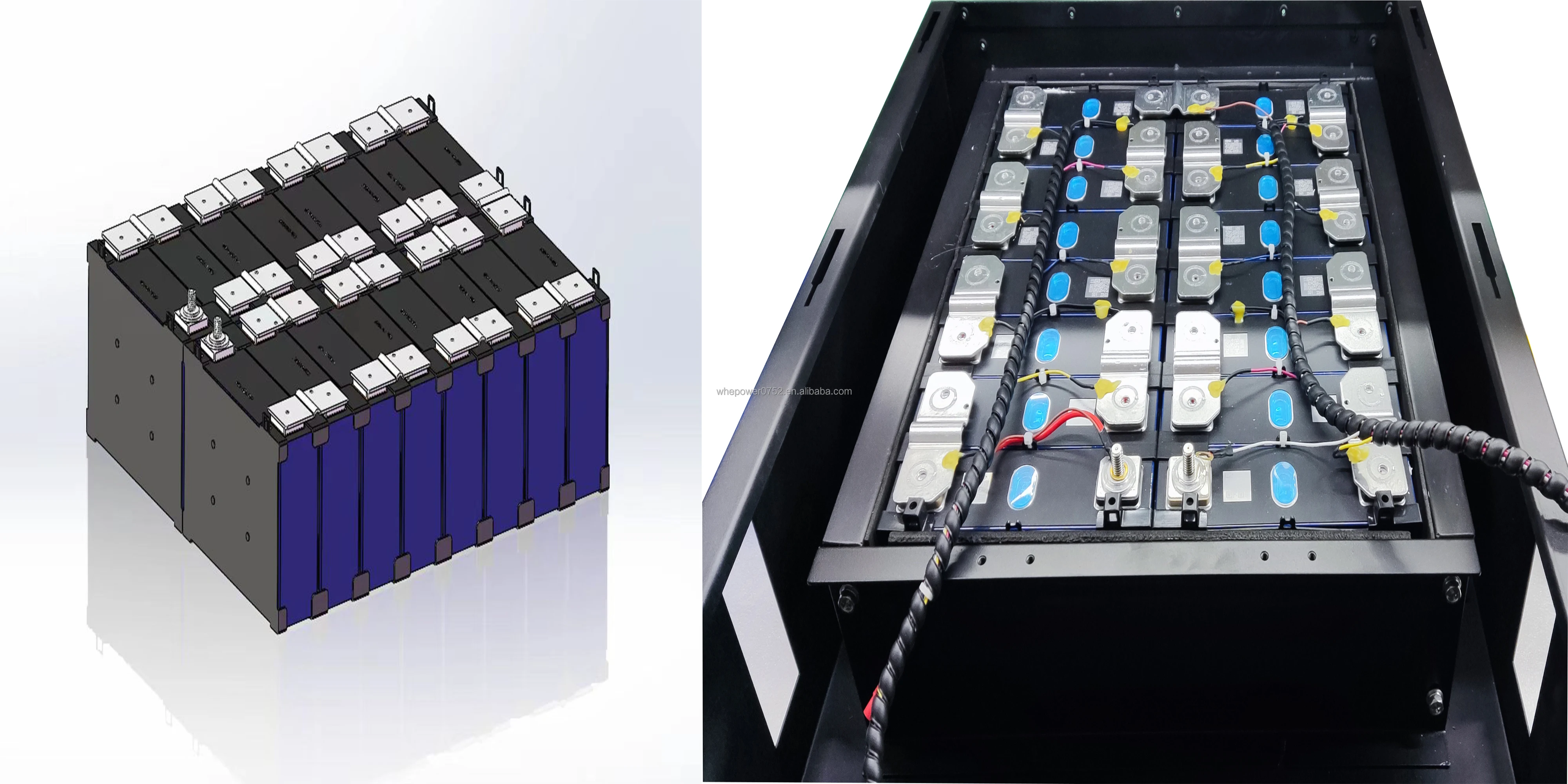 For 48V 5KW 10KW 100AH Split CAN Communication Lithium Solar Battery ...