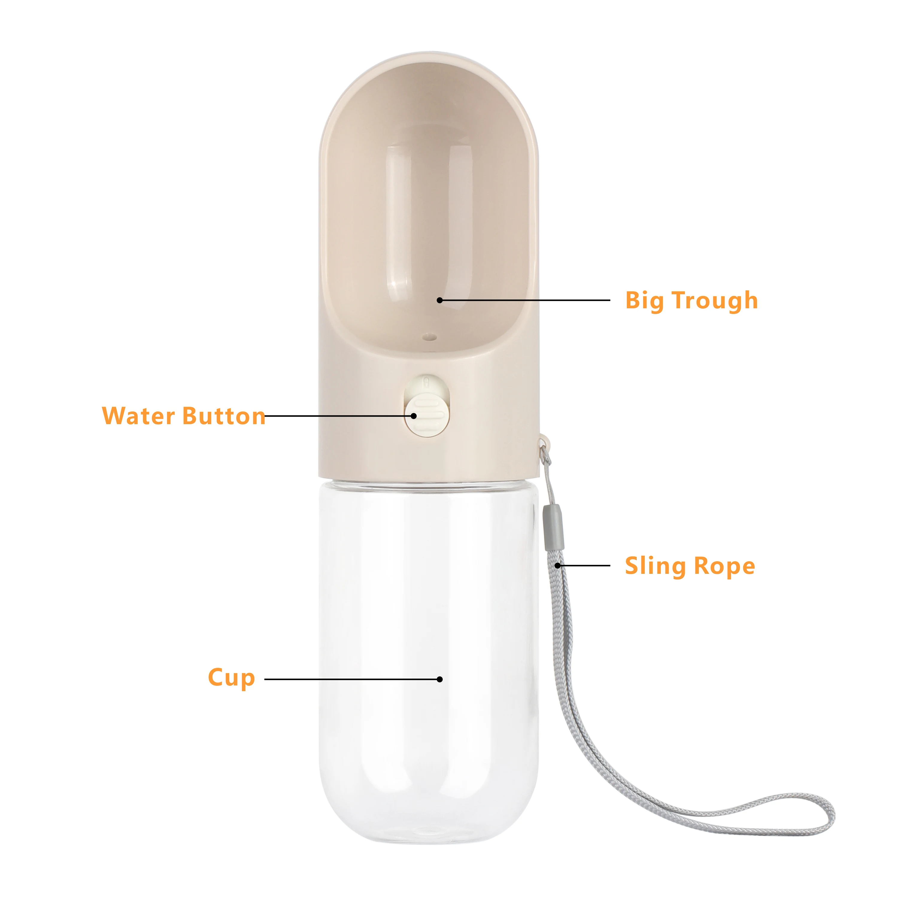 Портативный фонтан для домашних животных кошек и собак ниппельная поилка ПЭТ бутылка питьевой