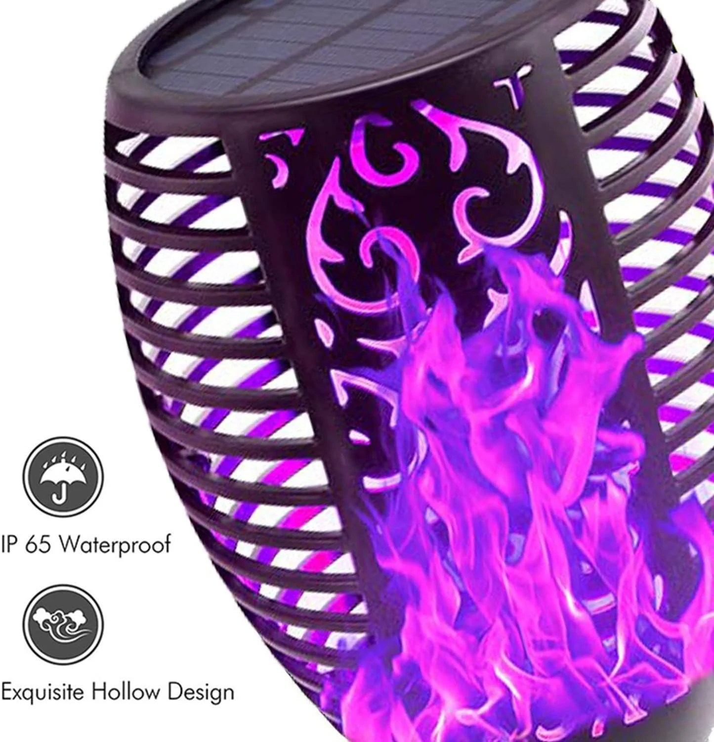 7 Changing Color Solar Outdoor Light Torch Christmas Landscape Decoration Garden Driveway Lawn Flickering Dancing Flame Lighting