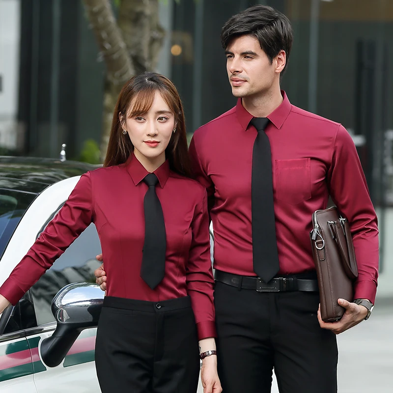 Camicie eleganti in cotone 100% di alta qualità all'ingrosso Camicie eleganti da lavoro da ufficio da uomo semplici per azienda personalizzata81_voghion.com