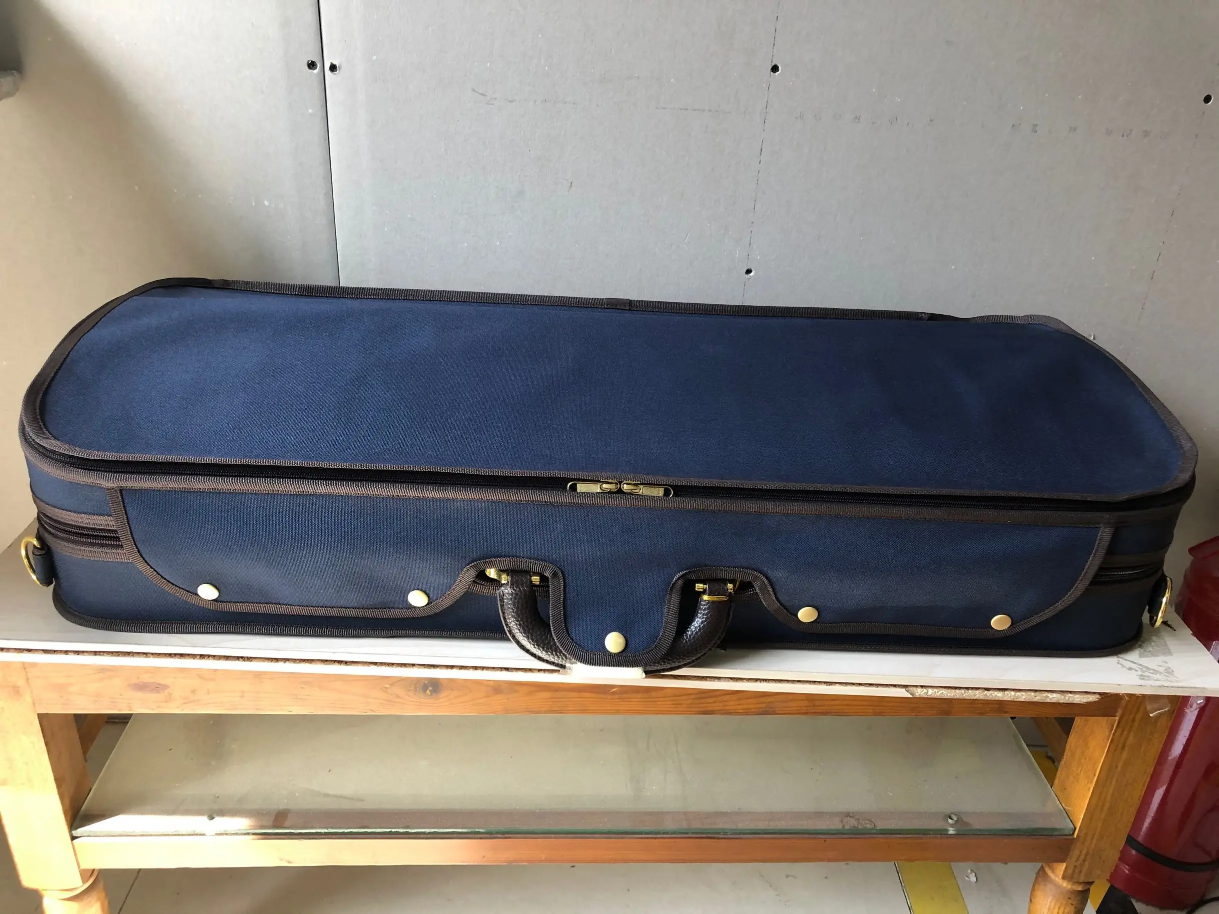 Nylon Oxford Double Violins Case 4/4 Cotton Velvet And Silk Interior ...