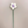 Coeur violet blanc