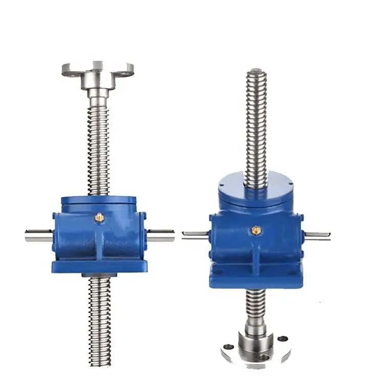 SWL Series Linear Manual Drive Mechanical Bolt Lifter Landing Electric Mandrel Elevator Reducer Worm Gear Lifter Screw Jack