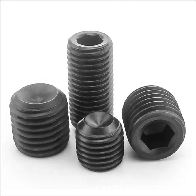 304 RVS Hexagon Hex Socket Hond Punt Set Schroef Convex End 304 RVS Hexagon Hex Socket Hond Punt Set Schroef Convex End