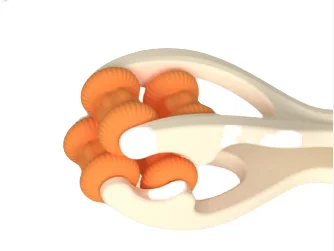 2025 New Arrivals High Quality 4 Wheels Hand Finger Joint Massager Finger Massager Roller
