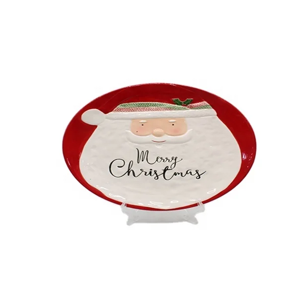 Manufacturer Christmas ceramic dishes nordic plates dish ceramic 2022