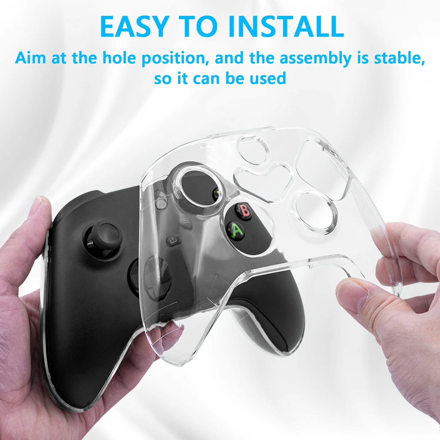 For Xbox Series X/S Controller PC for Crystal Case Cover Protective Case Shell for Xbox Series X for Xbox Series S Controller