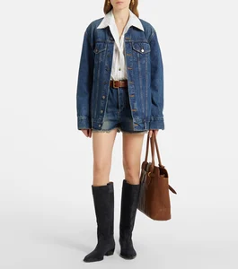 BUSY GIRL QD16 Black Square Toe Suede Thick Heel High Heel Side Zip Knight Boots 2026 Winter New Simple Korean Long Boot Women