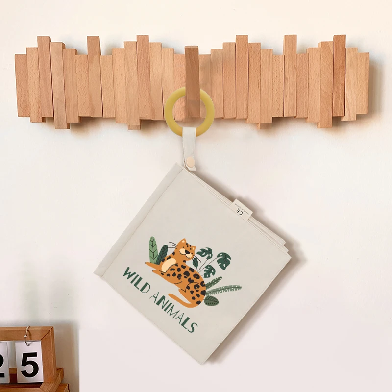 Детская развивающая книга из мягкой ткани в виде животного для раннего