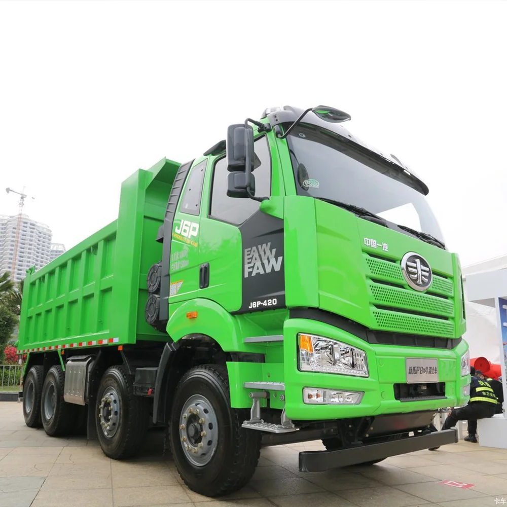 High Quality FAW J6P Diesel Dump Truck 8*4 12Wheeler 420HP 60Tons Loading Tipper Dump Truck In Stock manufacture