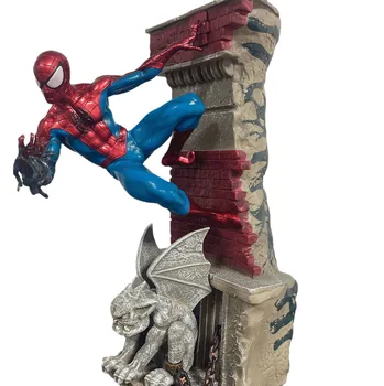 High Quality Marvels 28cm SpiderMan Far from Home model Avengerss Venom spider man Anime Action Figures